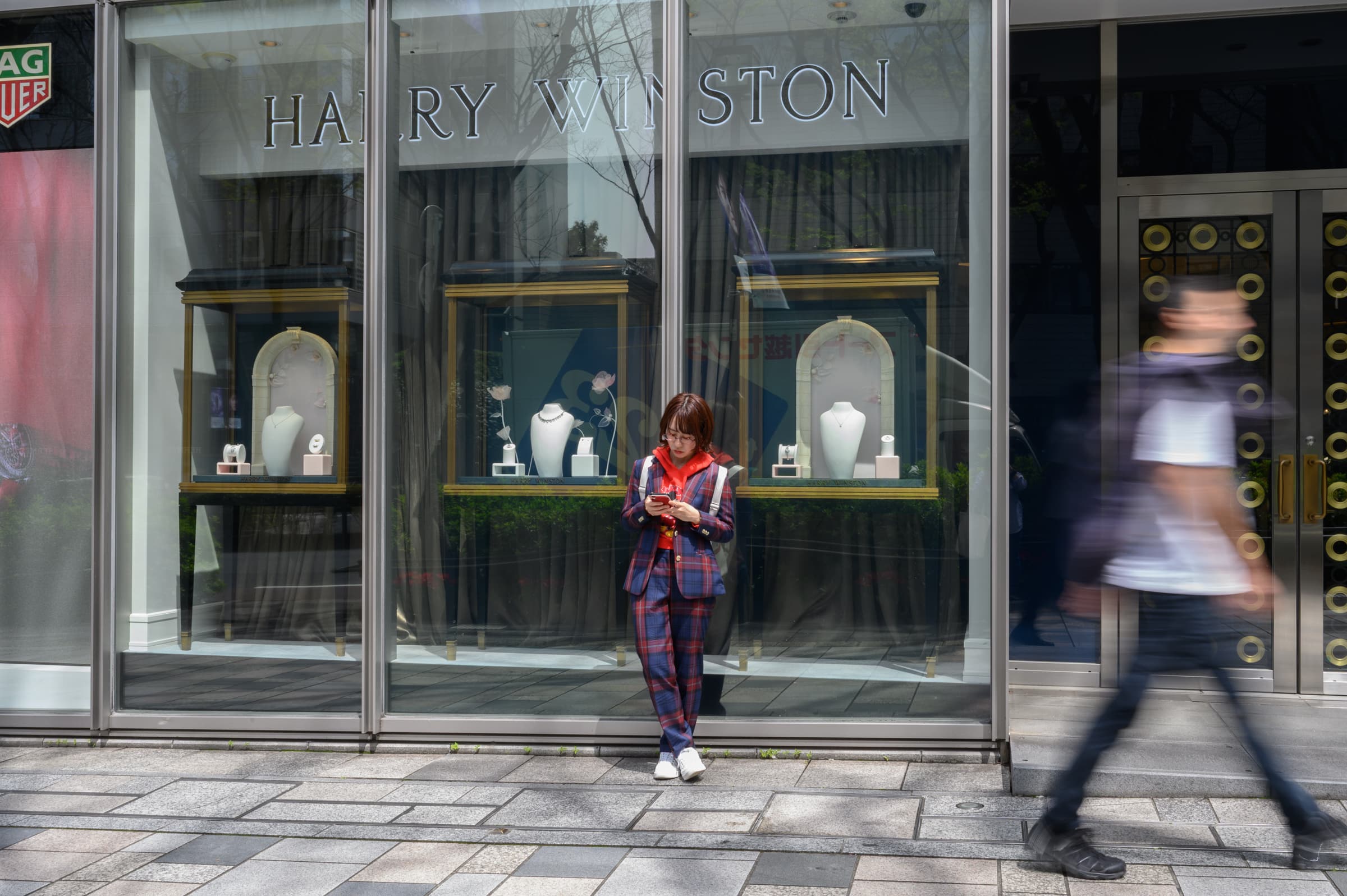 都会のストリートポートレート